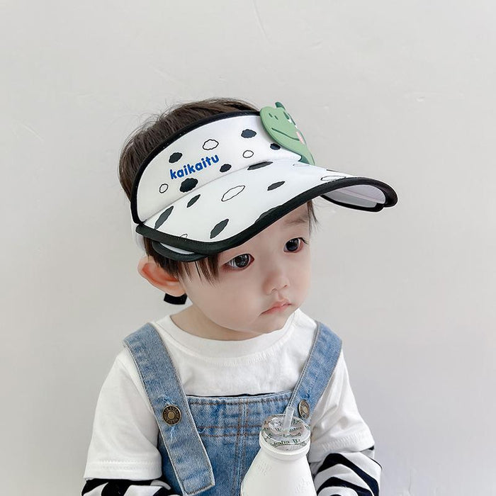 Summer Flapper Wide-brimmed Children's Cartoon Dinosaur Empty Top Hat