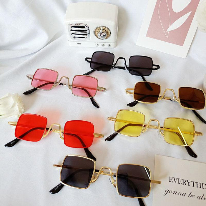 Trendy Children's Retro Square Frame Sunglasses