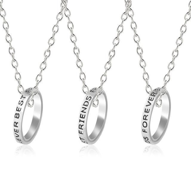 2 Pcs/ Set Best Friends Honey Love Couple Necklace