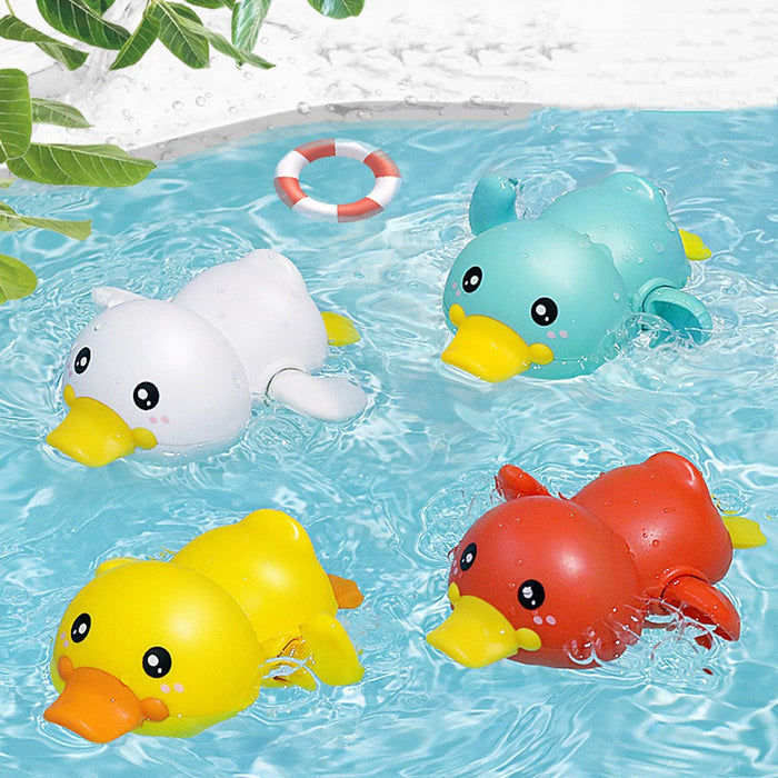 1 Pack Baby Bathroom Tub Shower Clockwork Swim Toys