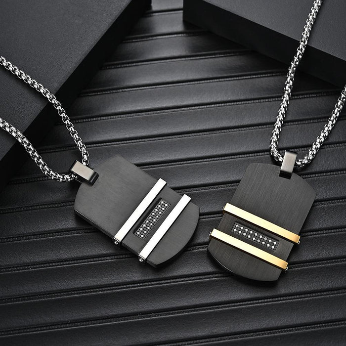 Men's Fashionable Cool Stainless Steel Pendant Necklace