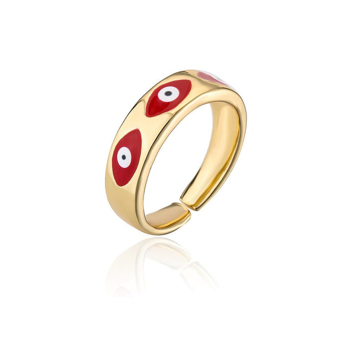 New Fashion Personality Devil's Eye Opening Ring