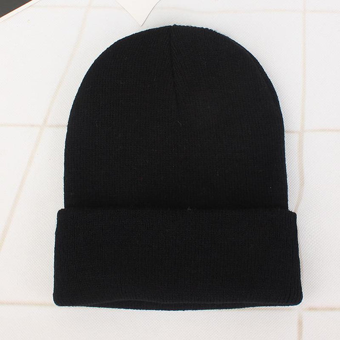 Winter Hats for Unisex Beanies Knitted Solid Cute Hat