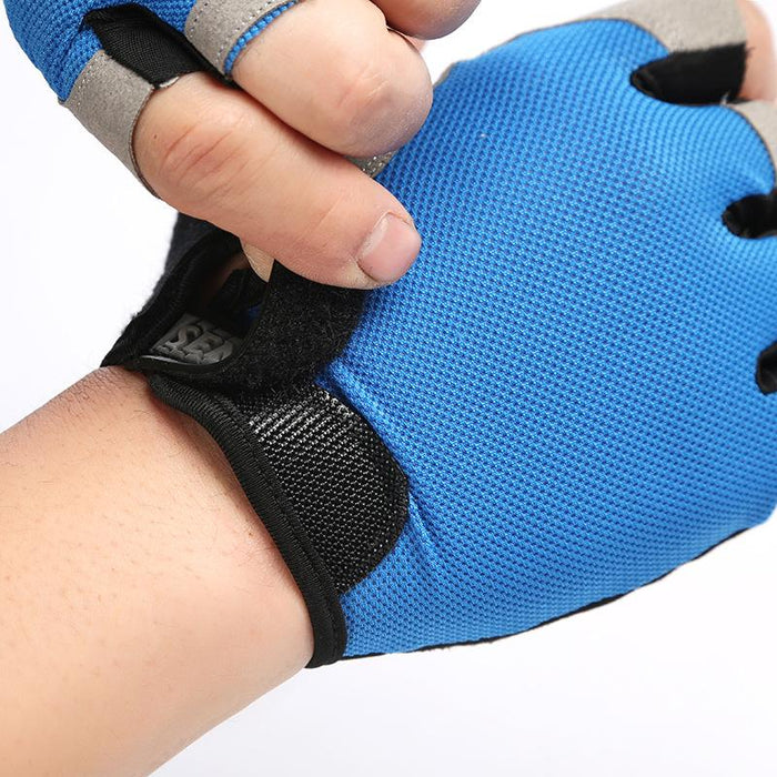 Anti Slip Shock Breathable Half Finger Gloves