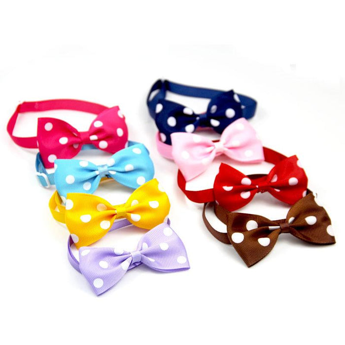 15 Colors into multi-color optional pet bow tie adjustable