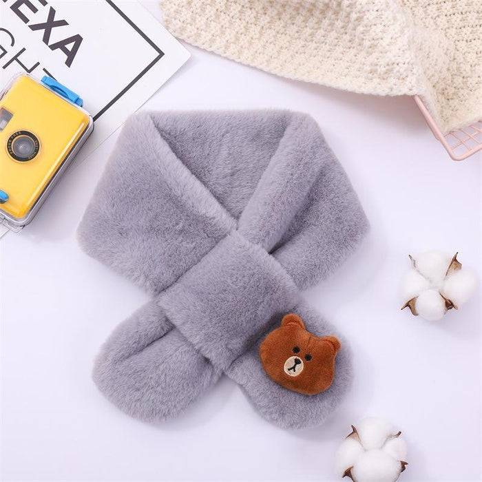 Cartoon Baby Winter Warm Thicken Scarfs