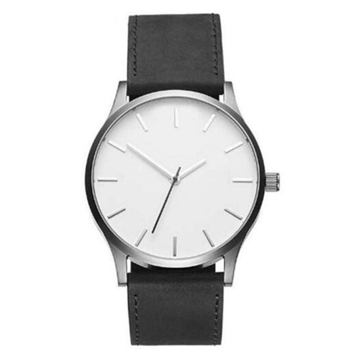 Men's Watch Fashion Leather Quartz Wristwatch