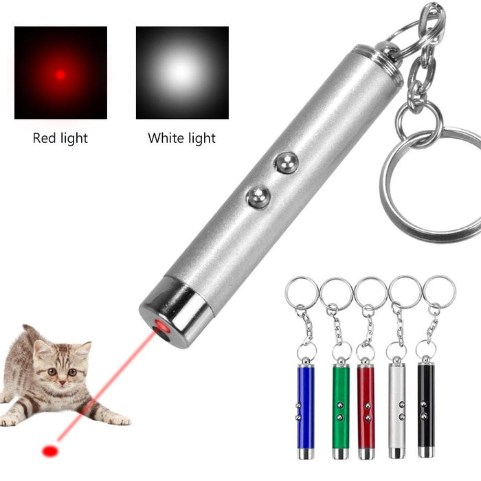 5Pcs/lot 2 in 1 Cat Toy Interactive Light Electronic Cat Toys