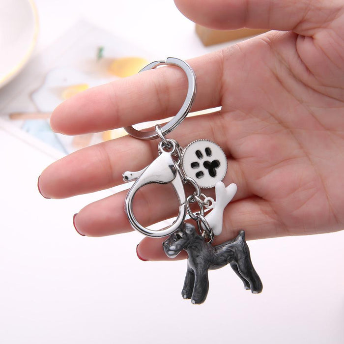 Creative Three-dimensional Pet Dog Keychain Accessories