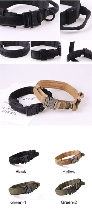 Military Tactical Dog Collar Large Dog Collar