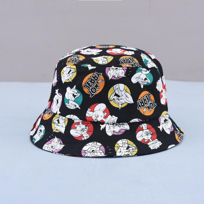 Children's Summer Outdoor Cartoon Printing Sunshade Hat