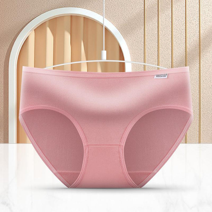 Girls Students Solid Color Waist Cute Underwear