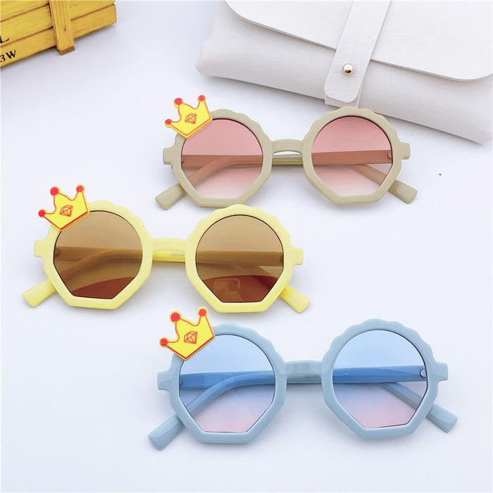 Children's small crown sunglasses and sun visors