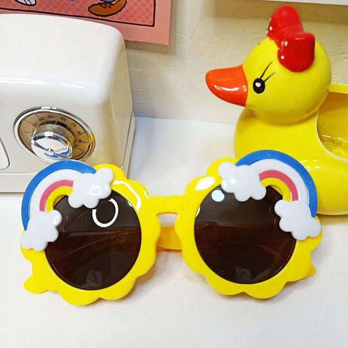 Rainbow Cloud UV Proof Children's Silicone Sunglasses