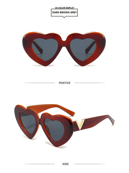 Large frame love Sunglasses