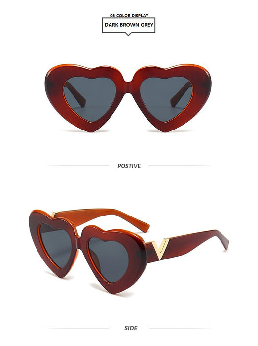 Large frame love Sunglasses