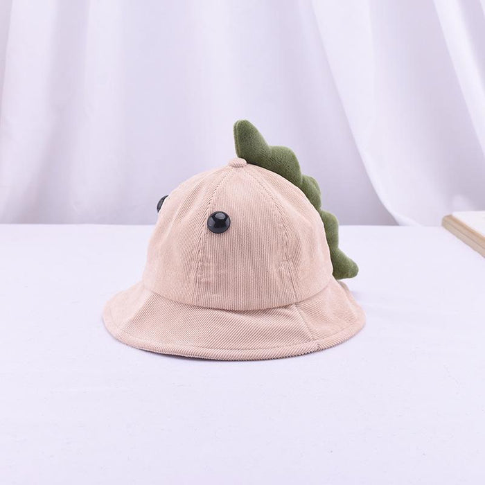 Children's Cartoon Dinosaur Corduroy Bucket Hat