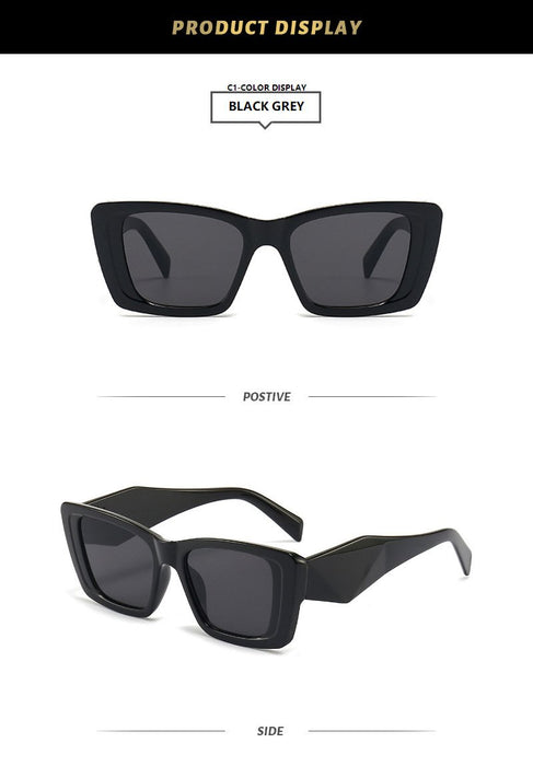 Sunglasses contrast cut square Sunglasses tide