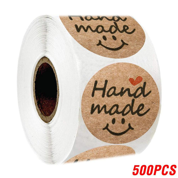 100-500pcs Vintage Kraft Paper Scrapbook Gift Stickers