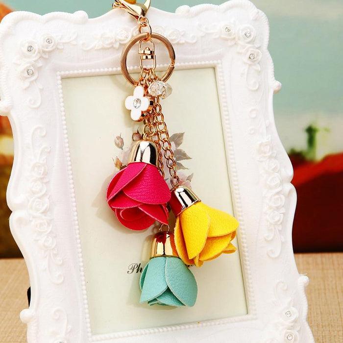 Women's Keychain Fashion Bag Pendant Car Key Chain