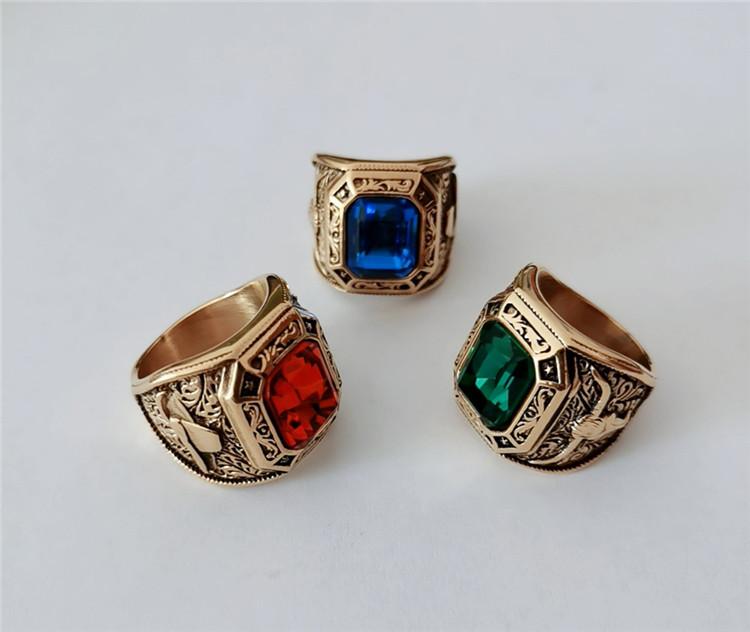 Jewelry Wholesale Personality Men's Retro Titanium Steel Ring