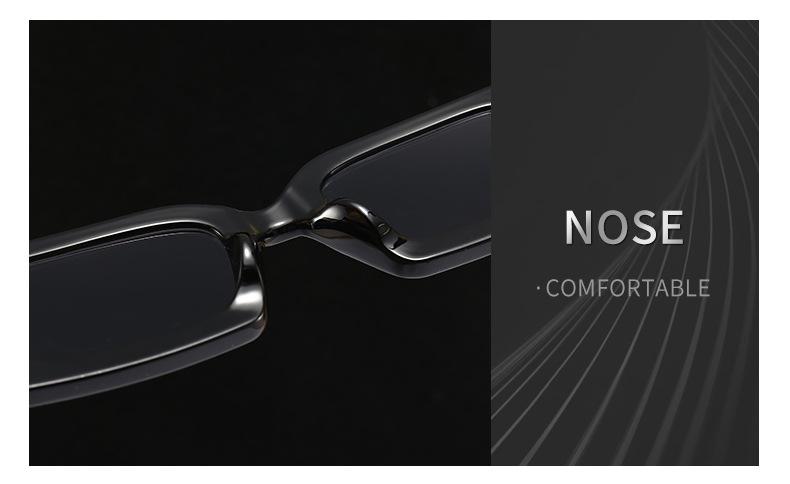 Small frame square sunglasses and sunglasses