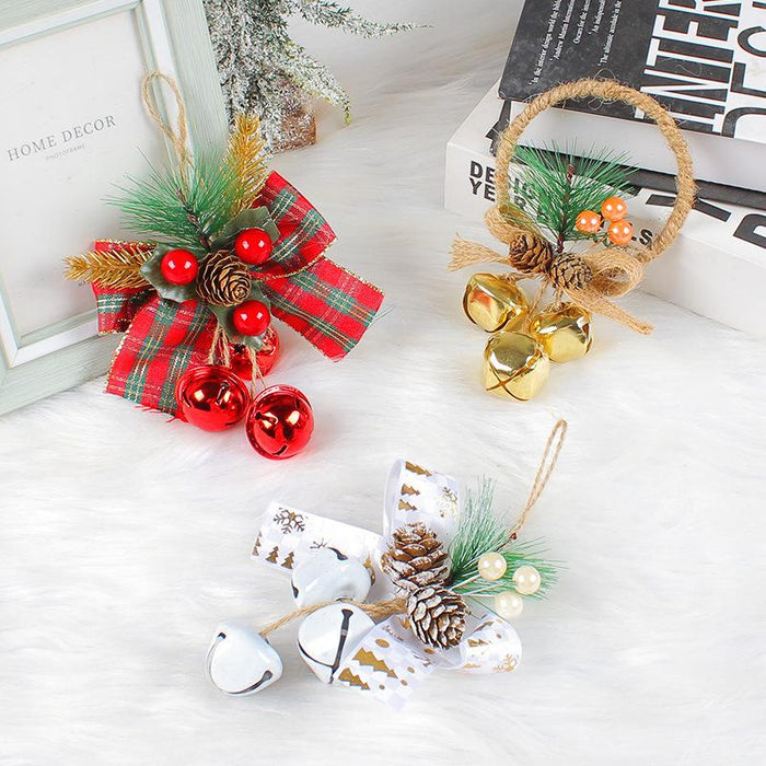Christmas Bell Christmas Tree Bow Ornaments Decoration