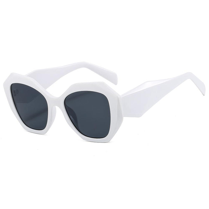 Polygonal light luxury simple contrast Sunglasses