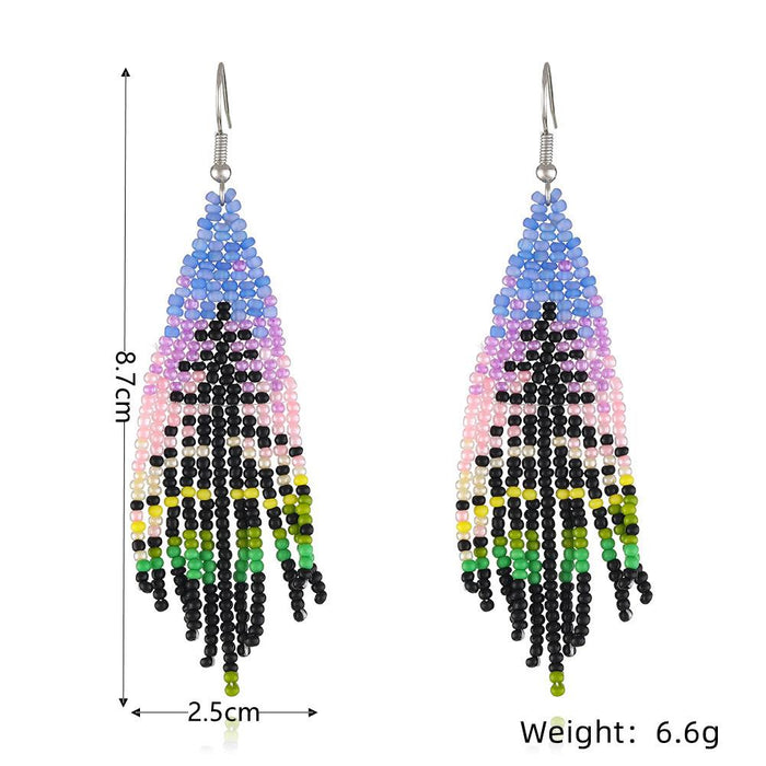 Colorful Niche Ethnic Style Handmade Earring