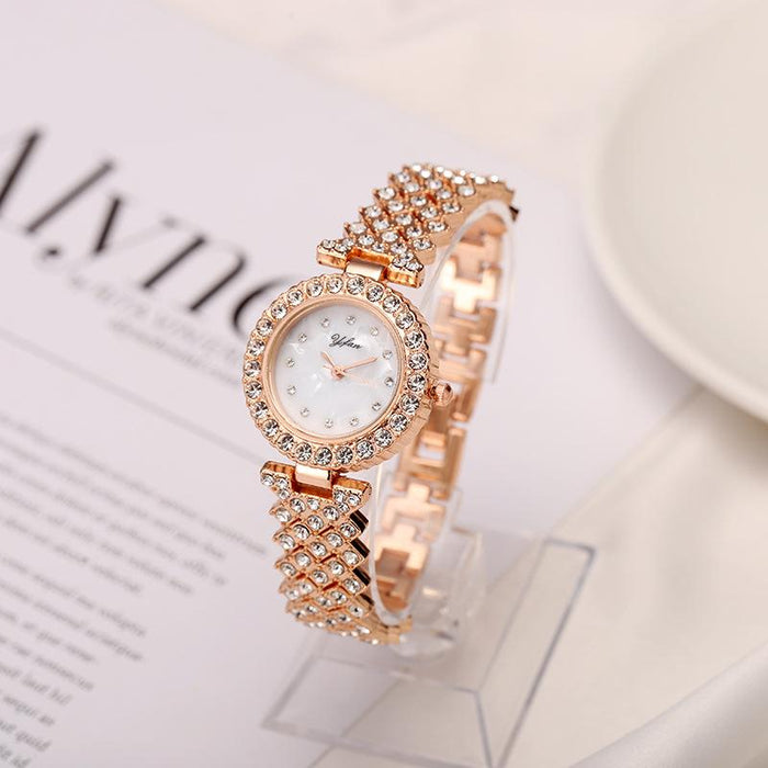 Fashion Diamond Inlaid Luxury Bracelet Watch Llz22225