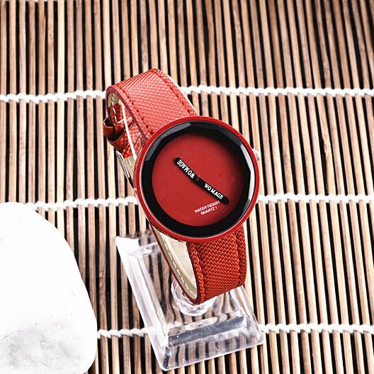 Fashion Women Quartz Leather Strap WristWatch