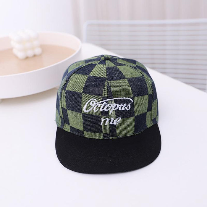 Summer Thin Sun Protection Adjustable Flat Brim Children's Cap