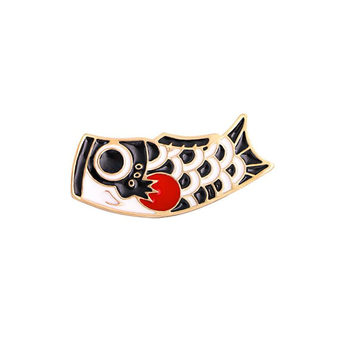 Creative Animal Brooch Red Carp Fashion Pin