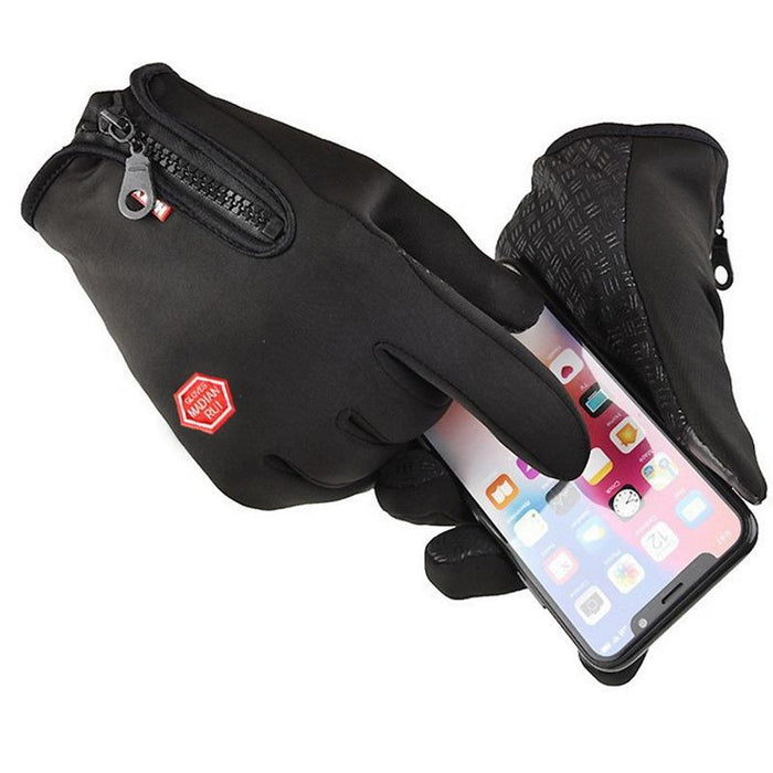 Winter Women Men Touch Cold Waterproof Motorcycle Cycle Gloves
