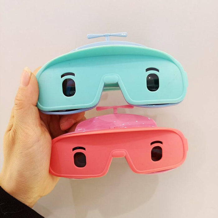 Small Plane Car Soft Silicone Children's Polarized Sunglasses