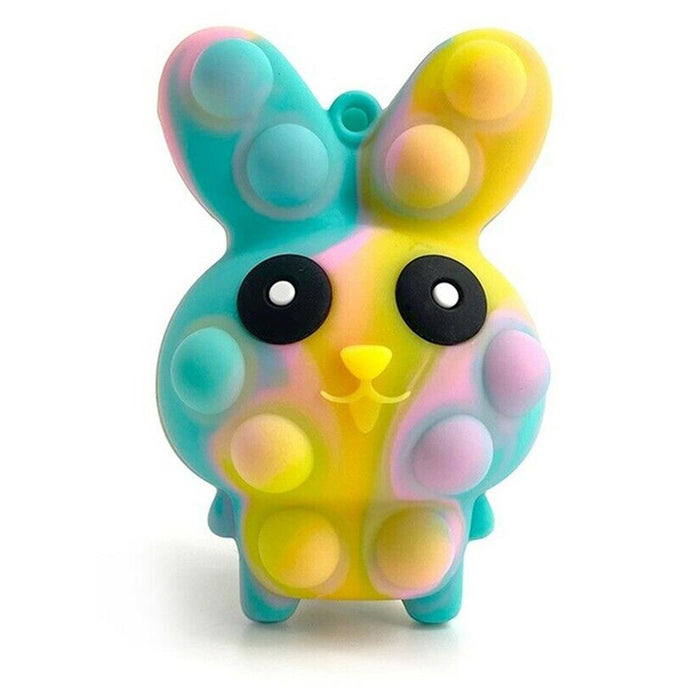 3D Rabbit Stress Relief Ball Anti Stress Fidget Toy Silicone