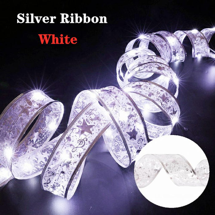 Ribbon Fairy Light Christmas Decoration 2022