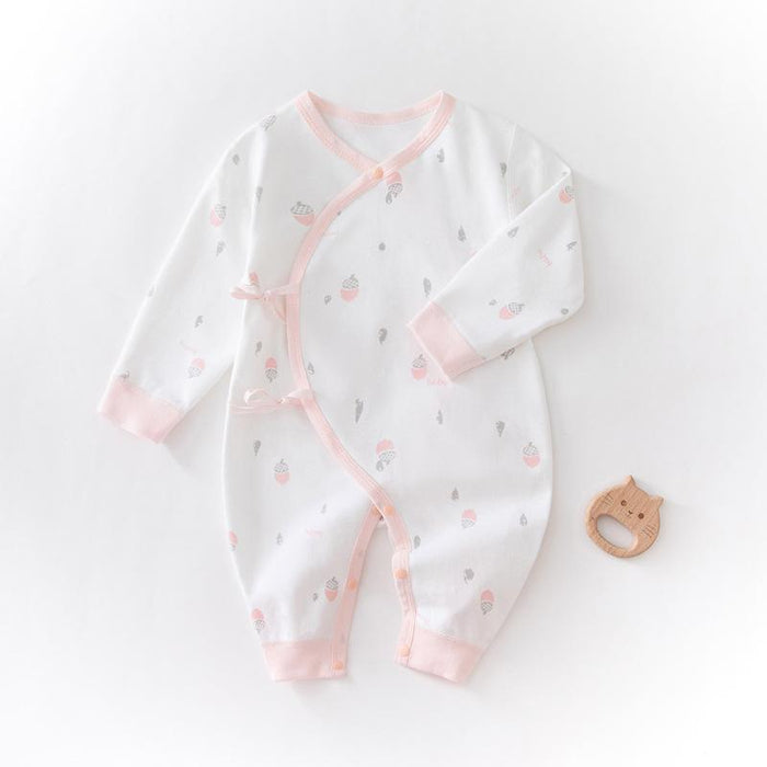 Cartoon Romper For 0-3-6 Months Baby