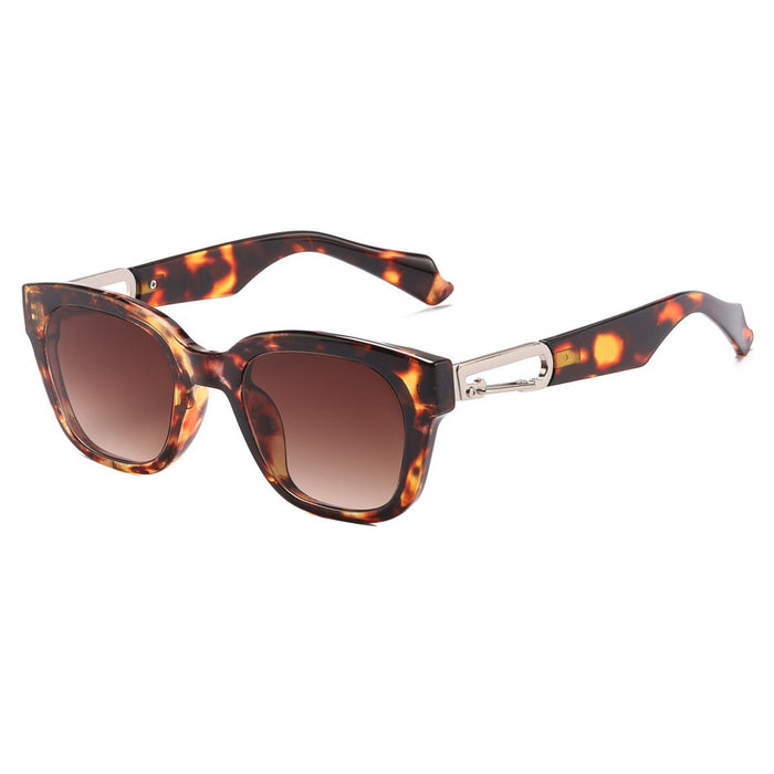 Retro box sunscreen Sunglasses