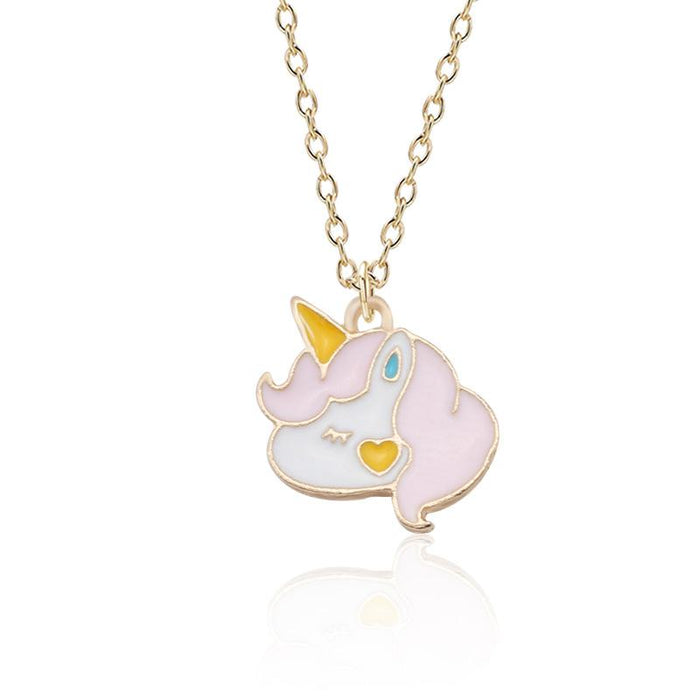 Cartoon Cute Unicorn Necklace