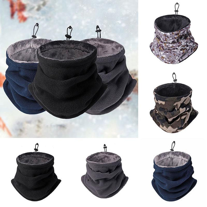 Winter Neck Warmer Thermal Fleece Motorcycle Thick Tube Gaiter Face Scarf