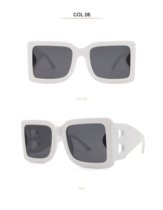 Large frame B letter Sunglasses
