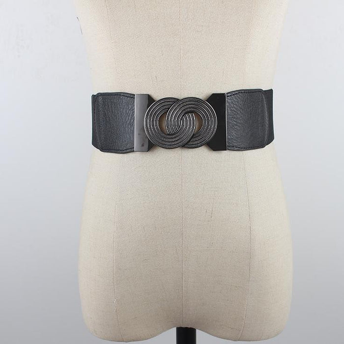 Simple Women's Waist Decorative Wide Belt