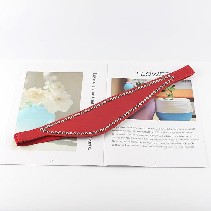 Ladies Fashion Trend Decorative Wide Belt