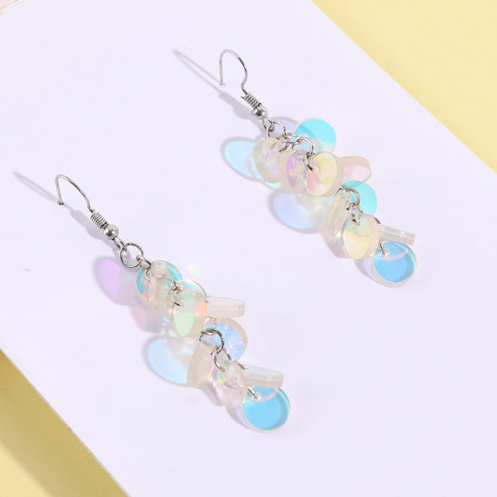 Fashionable All-match Clear Acrylic Earrings