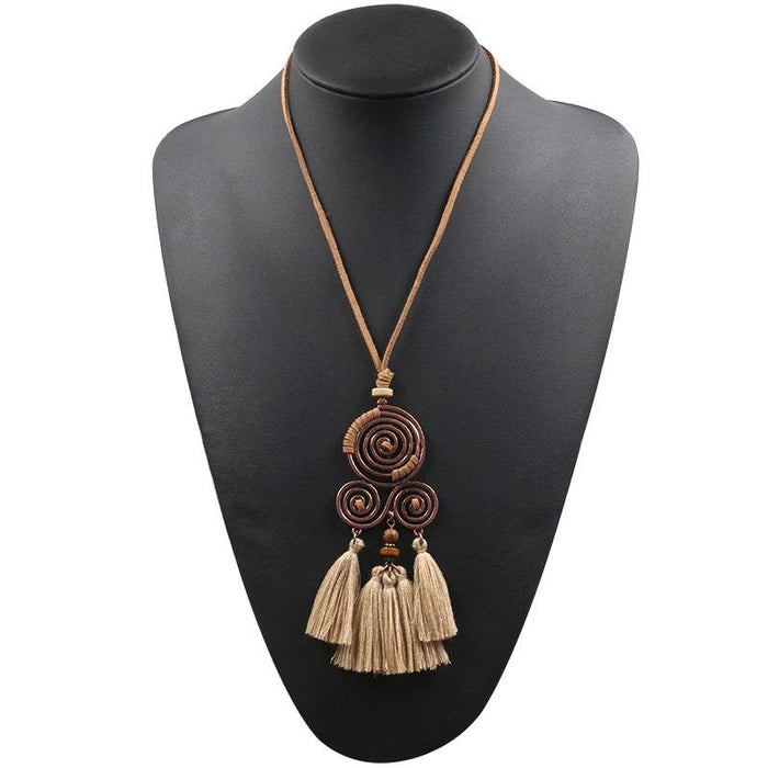 Women's Fashion Alloy Sweater Chain Necklace Jewelry