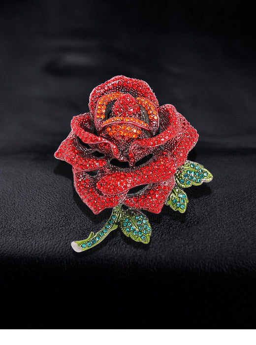 New Rose Brooch Women's Flower Pin
