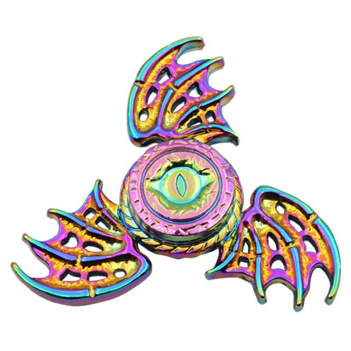 Simple dimming rainbow fidget spinner dragon wing spinning top