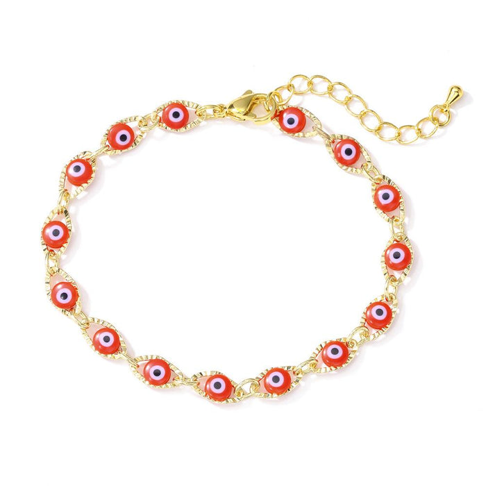 New Fashion Versatile Oil Dripping Devil's Eye Bracelet