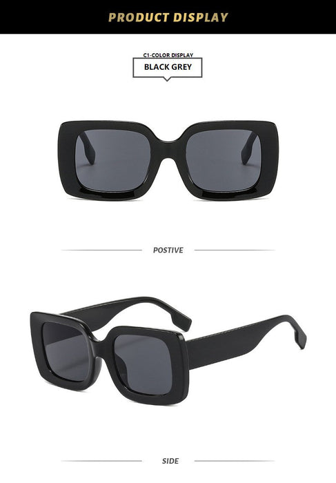 Box simple Retro Sunglasses